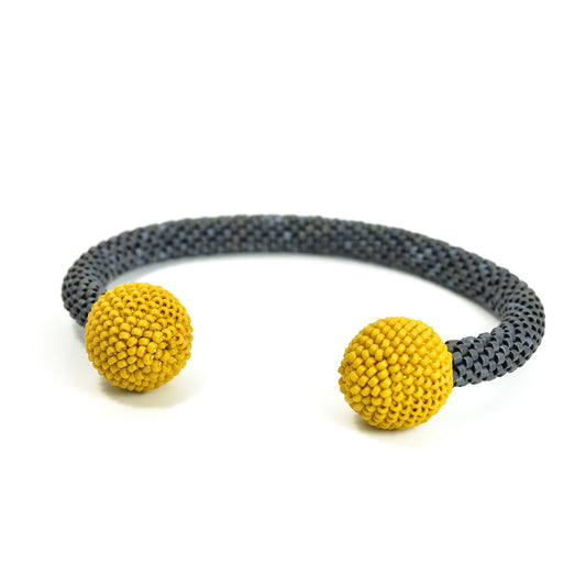 Cuff Bracelet with Balls