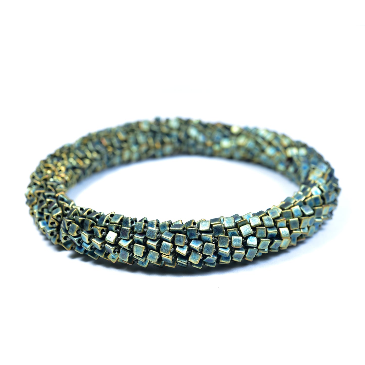 Crocheted Triangles Bracelet