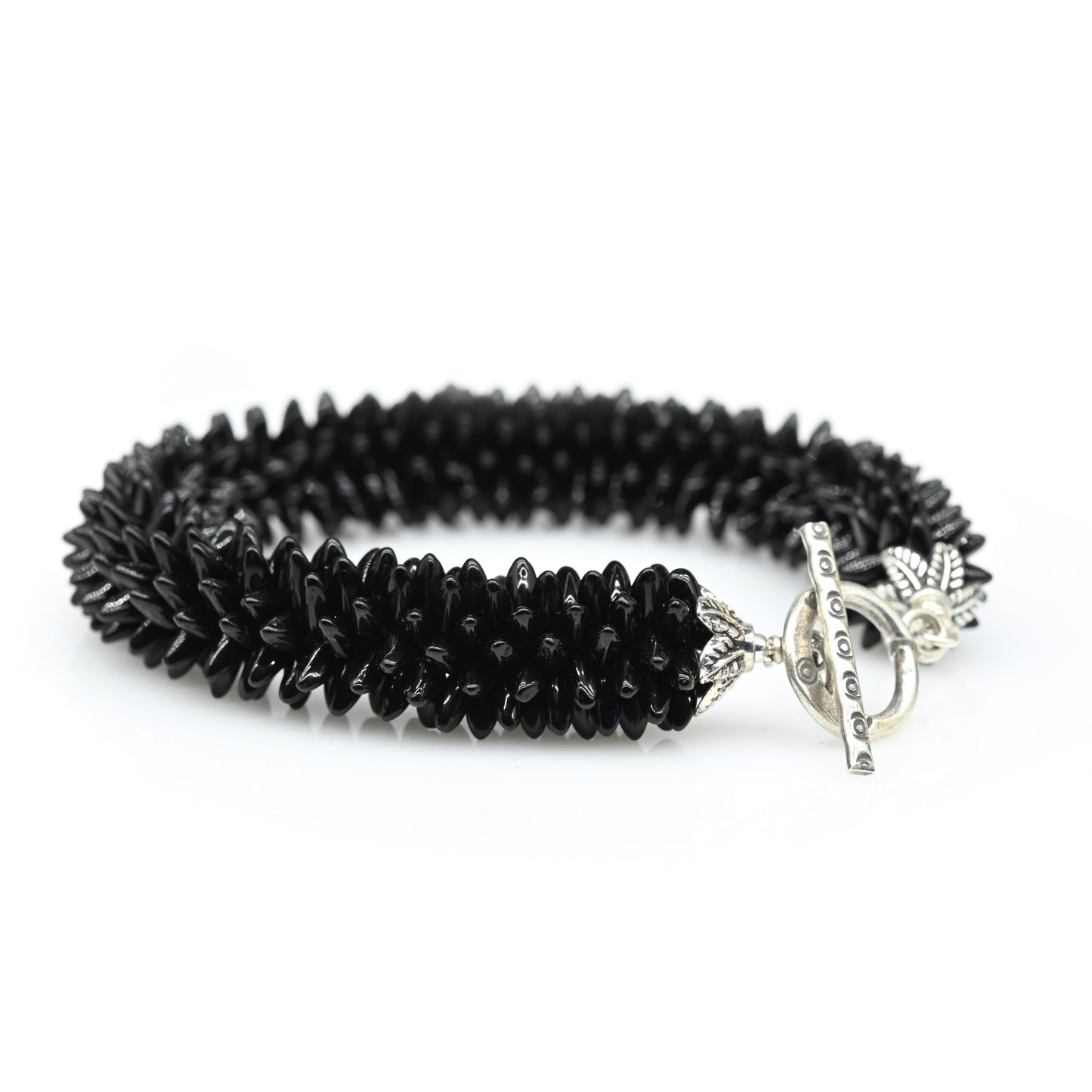 Crocheted Daggers Bracelet