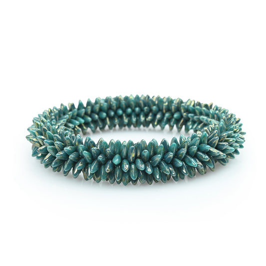 Crocheted Daggers Bracelet