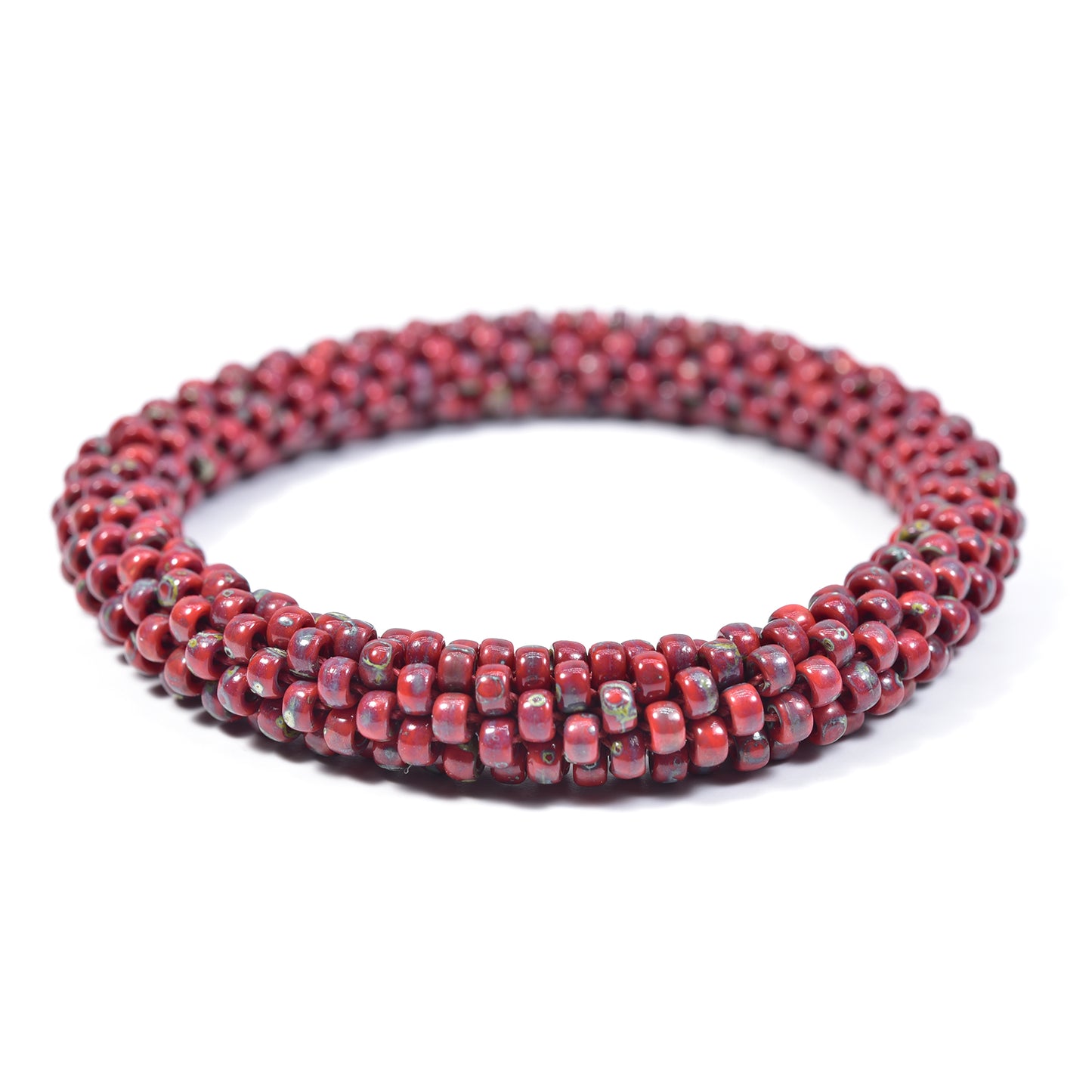 Plain Crocheted Bangle in Picasso Colors