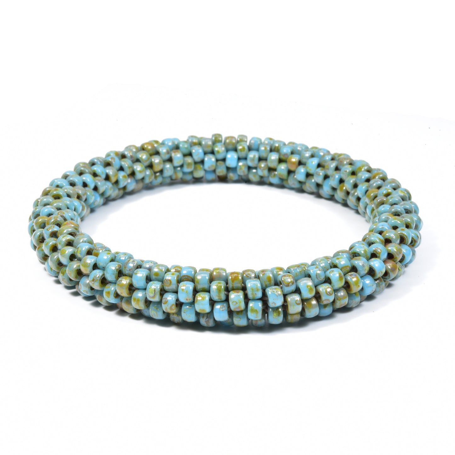 Plain Crocheted Bangle in Picasso Colors