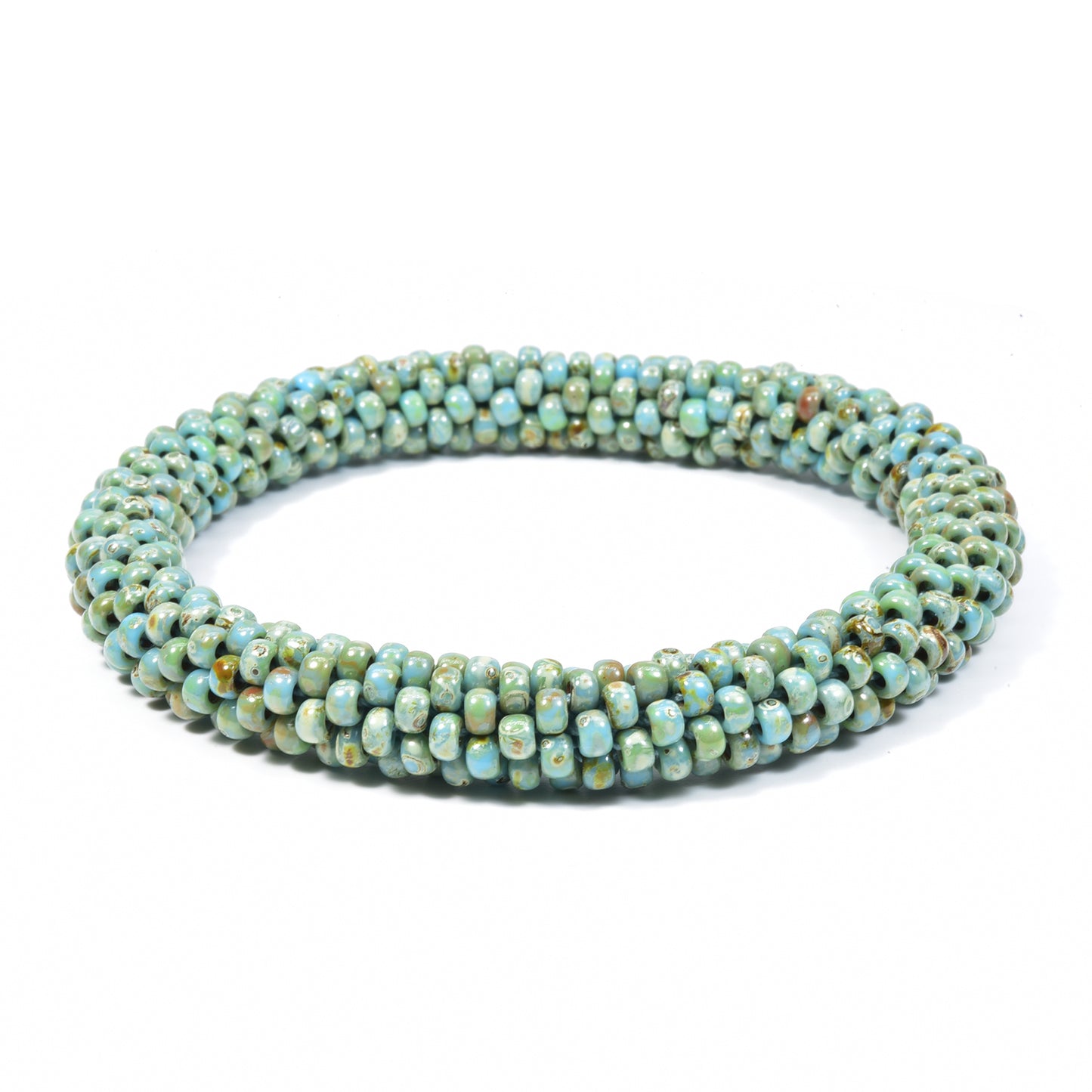 Plain Crocheted Bangle in Picasso Colors