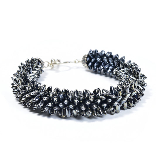 Crocheted Daggers Bracelet