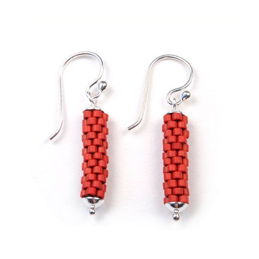 Peyote Tube Earrings