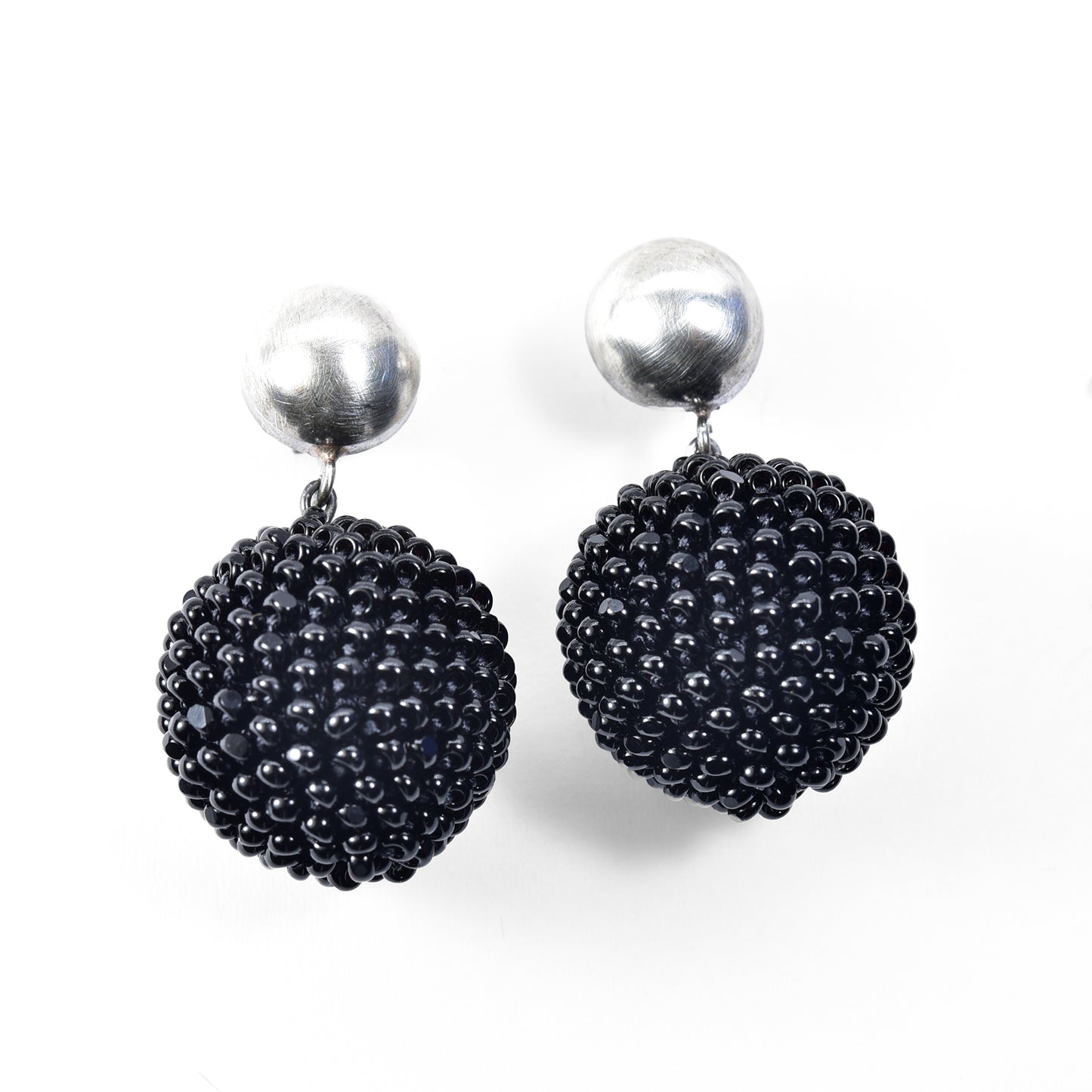 Large Dot and Ball Earrings