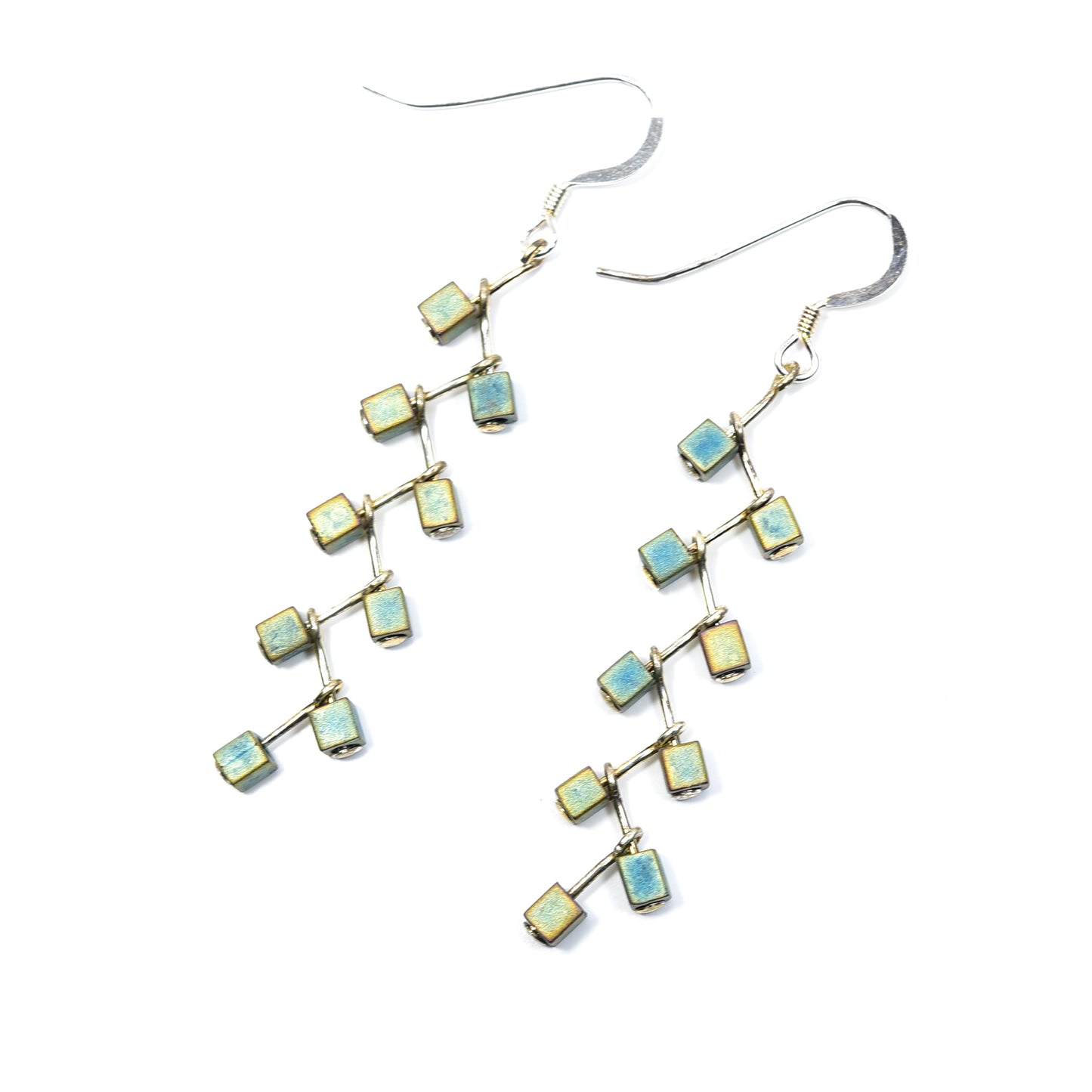 Cube Spike Earrings