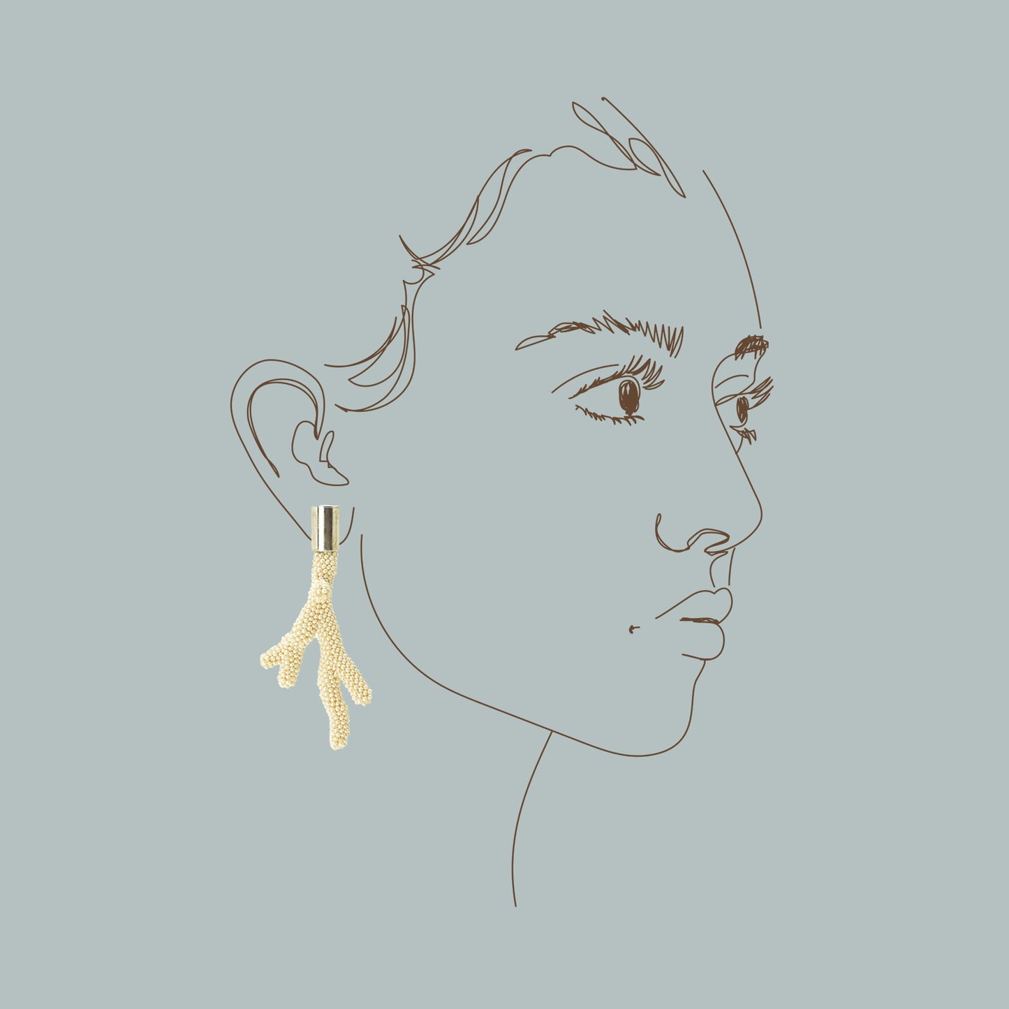 Coral Earrings
