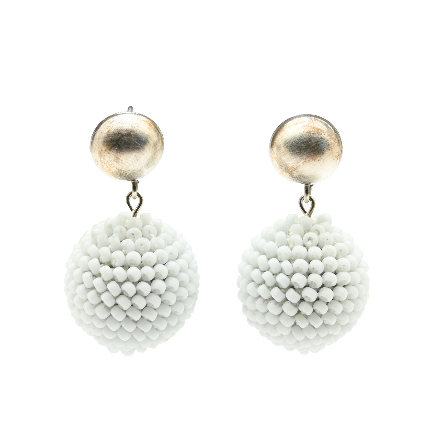 Large Dot and Ball Earrings