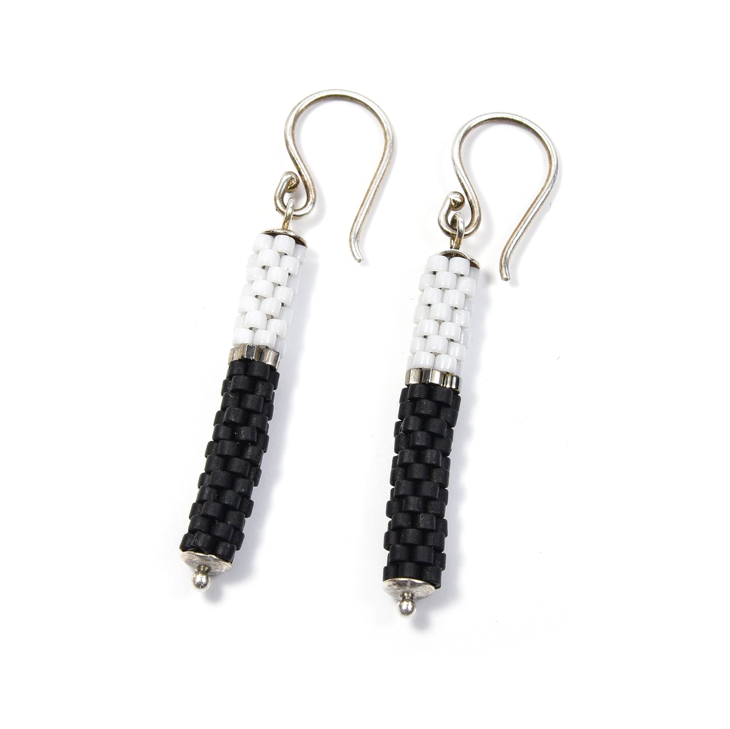 Two Color Tube Earrings