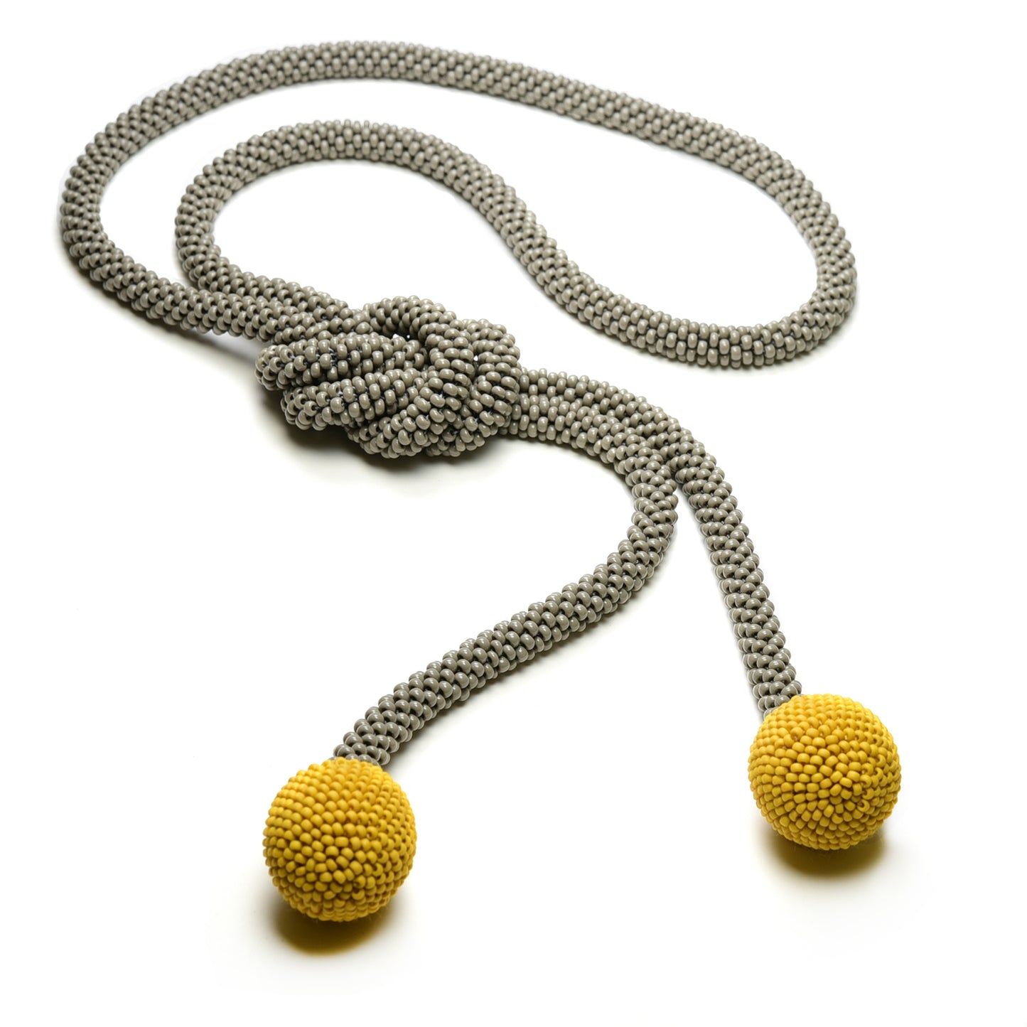 Crocheted Lariat with Balls