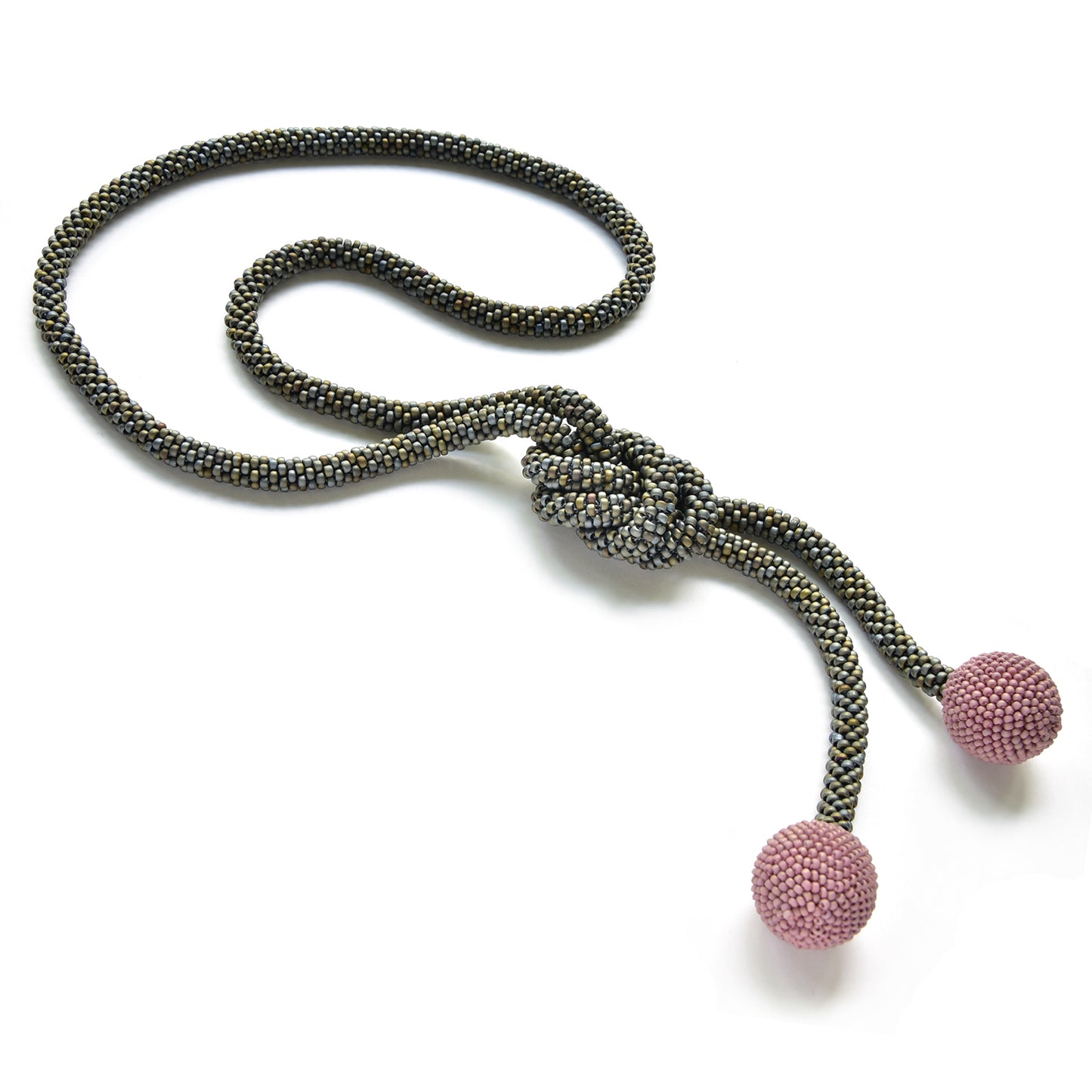 Crocheted Lariat with Balls