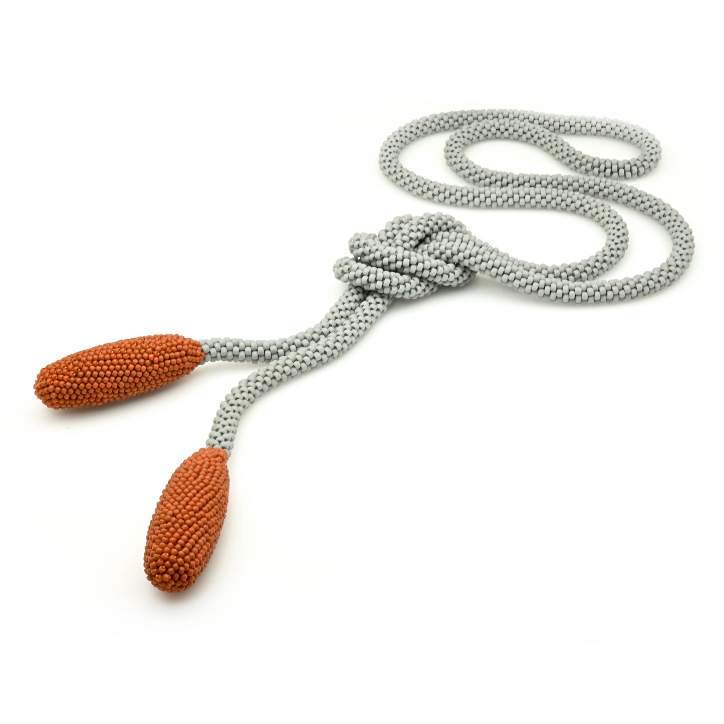 Crocheted Lariat with Ovals