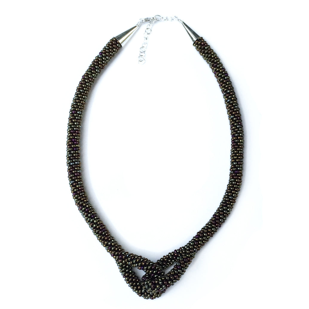 Crocheted Loops Necklace