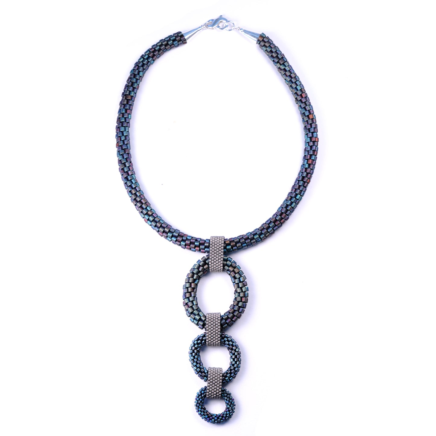 Crocheted Circles Necklace