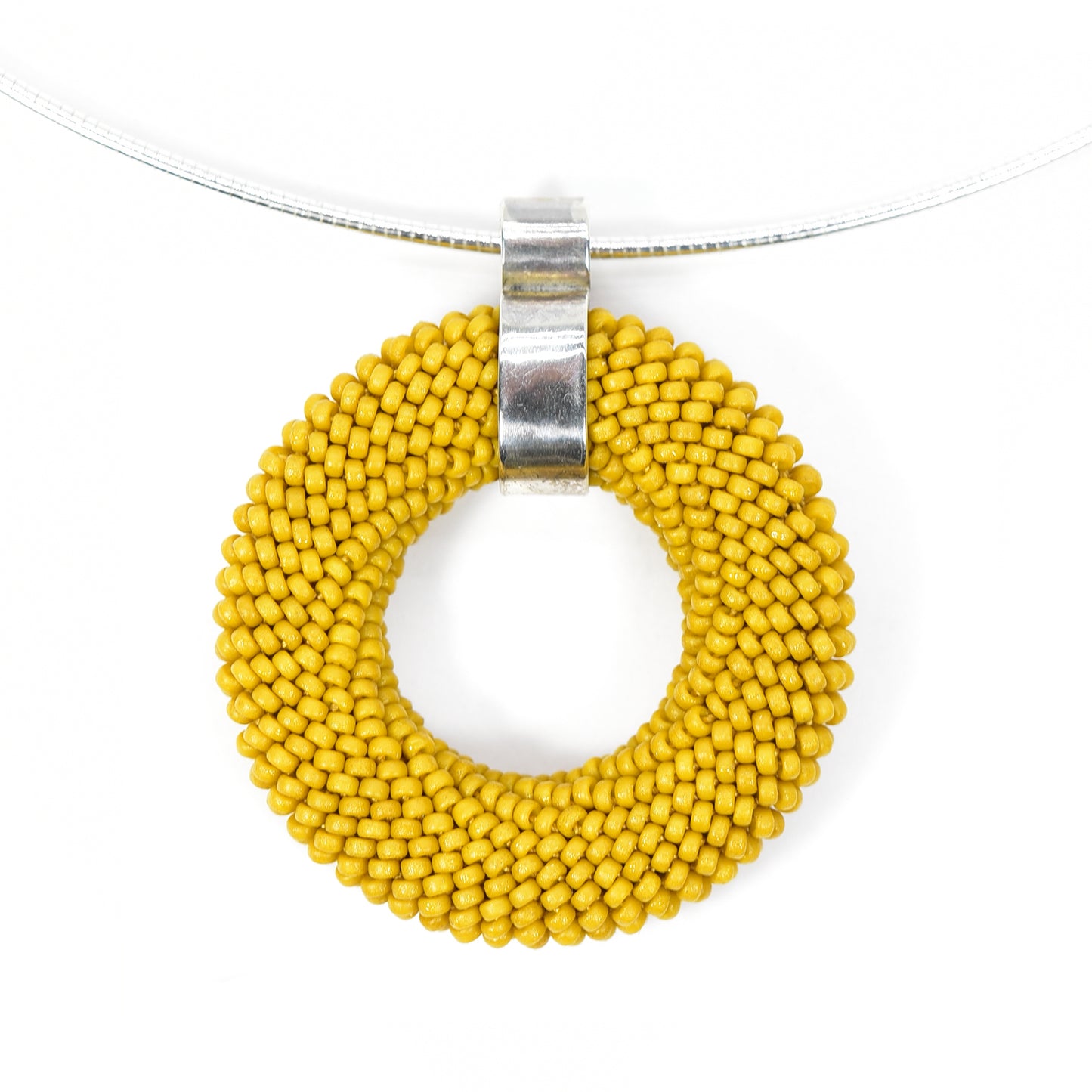 Crocheted Donut Pendant