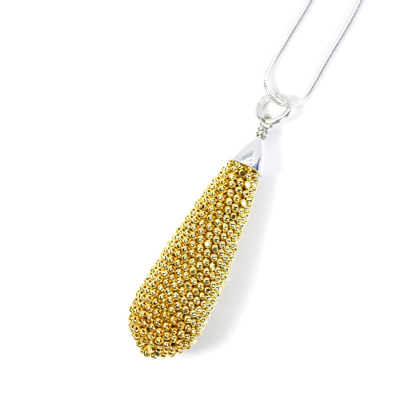 Long Crocheted Teardrop
