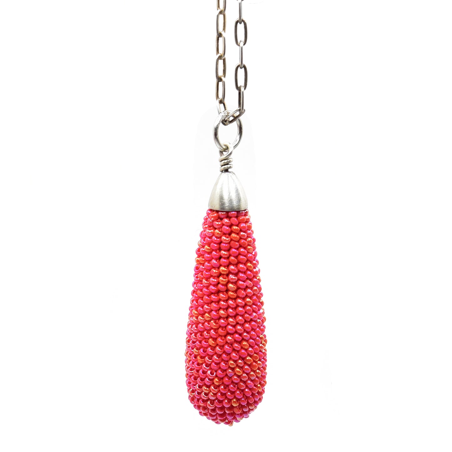 Long Crocheted Teardrop