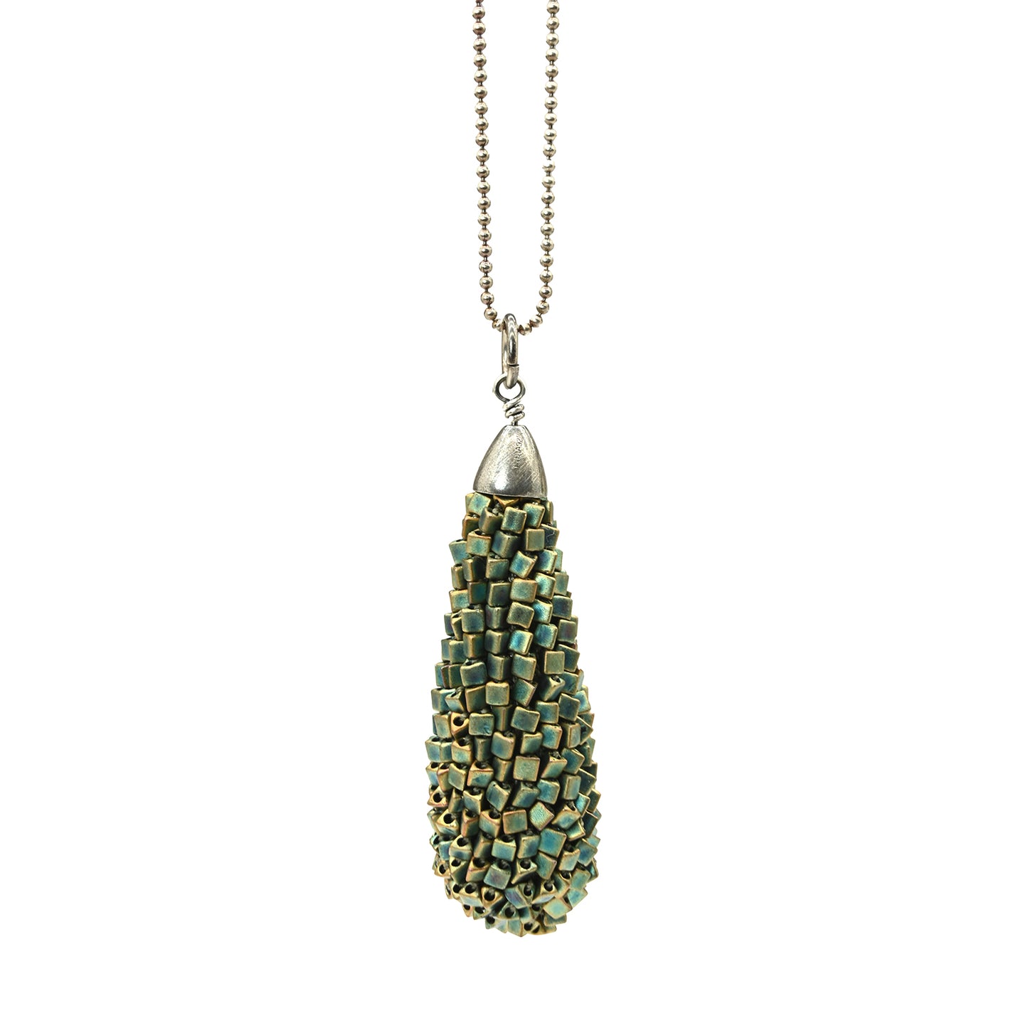 Textured Teardrop Pendant