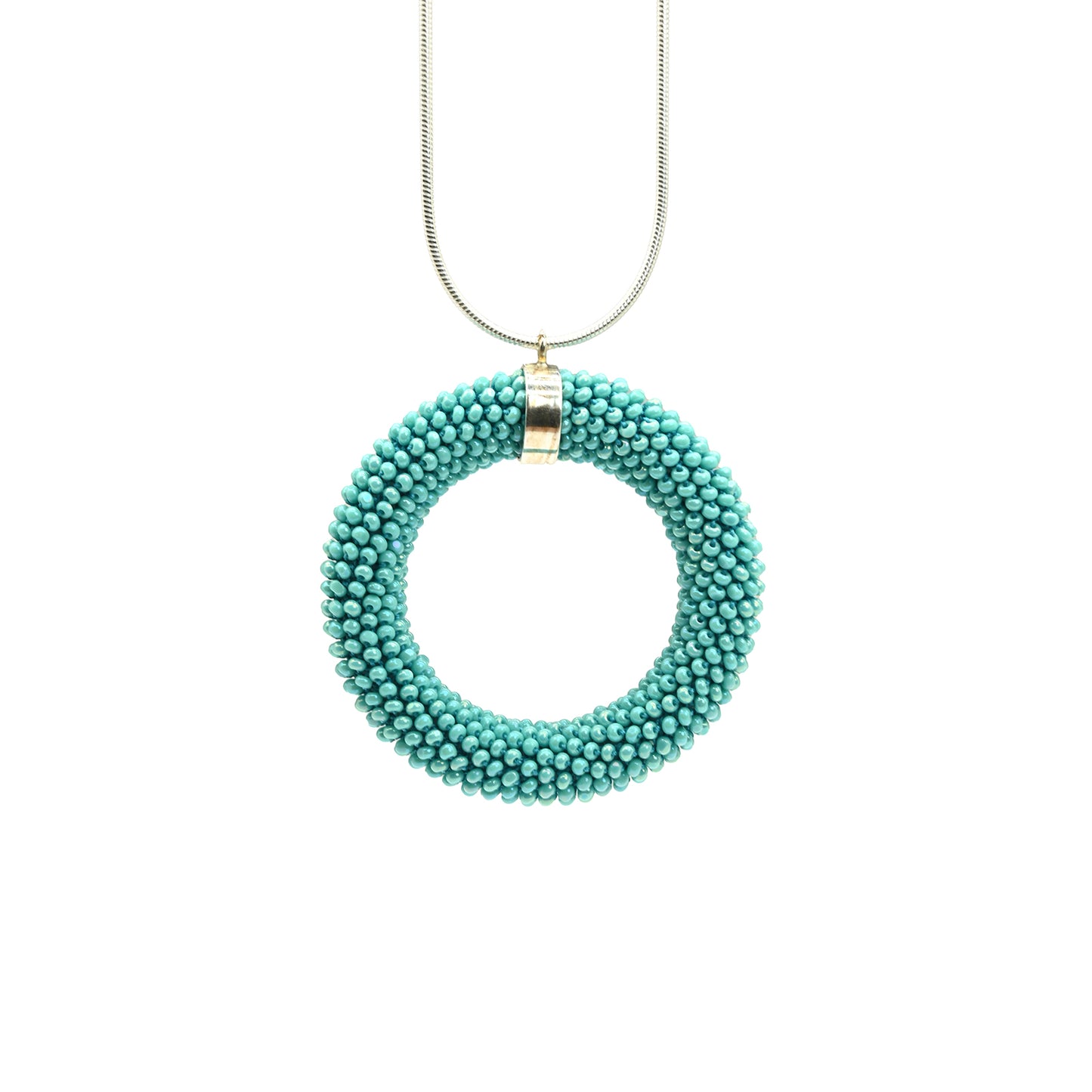 Crocheted Circle Pendant