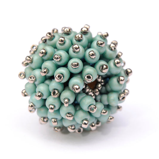 Tutorial - Fuzzy Beaded Bead