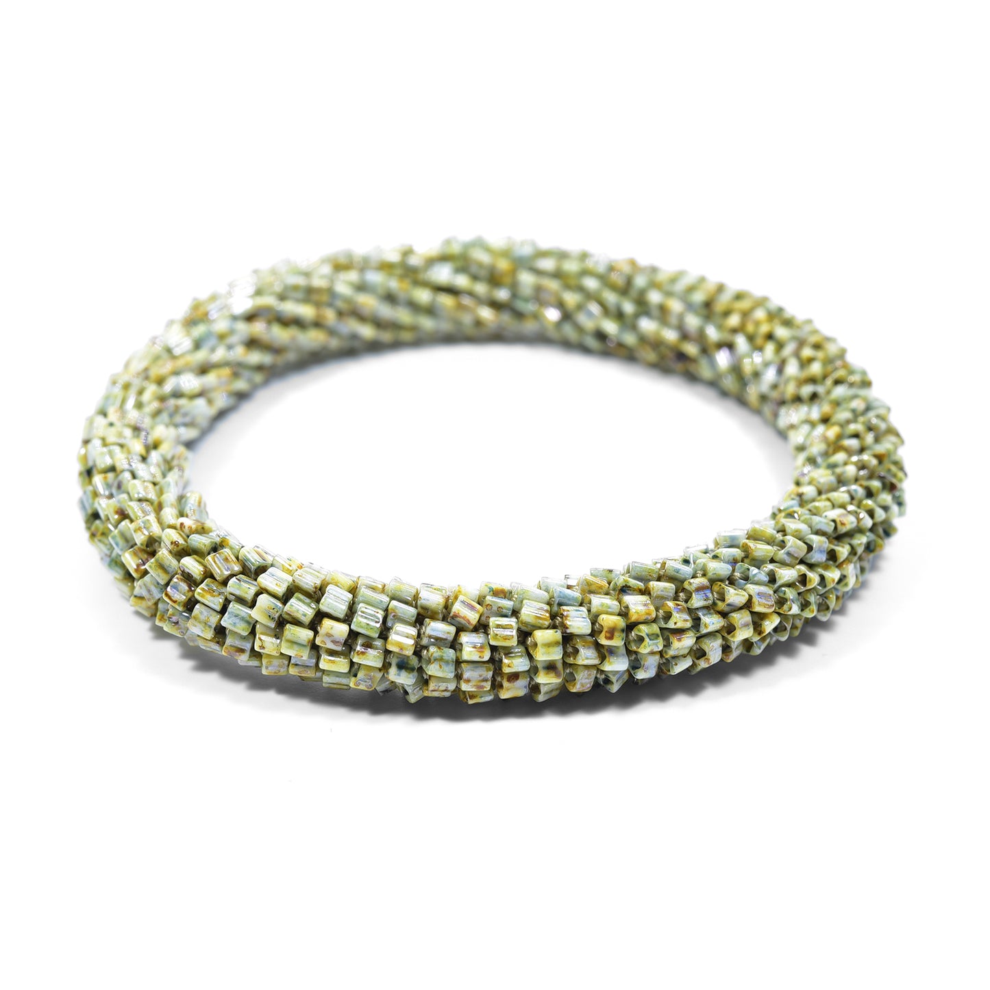 Crocheted Triangles Bracelet