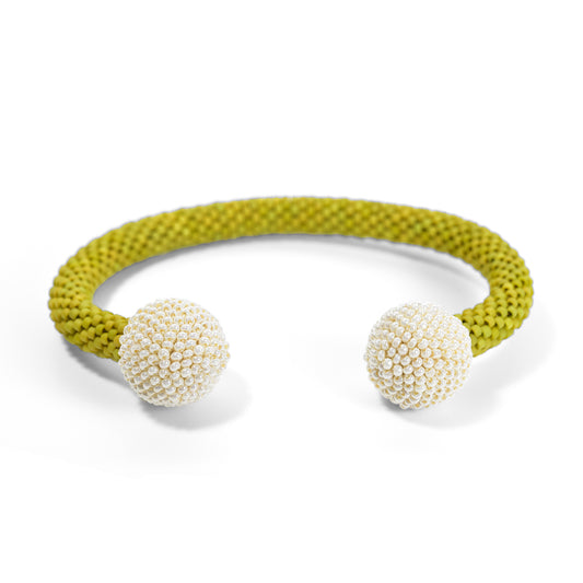 Cuff Bracelet with Balls