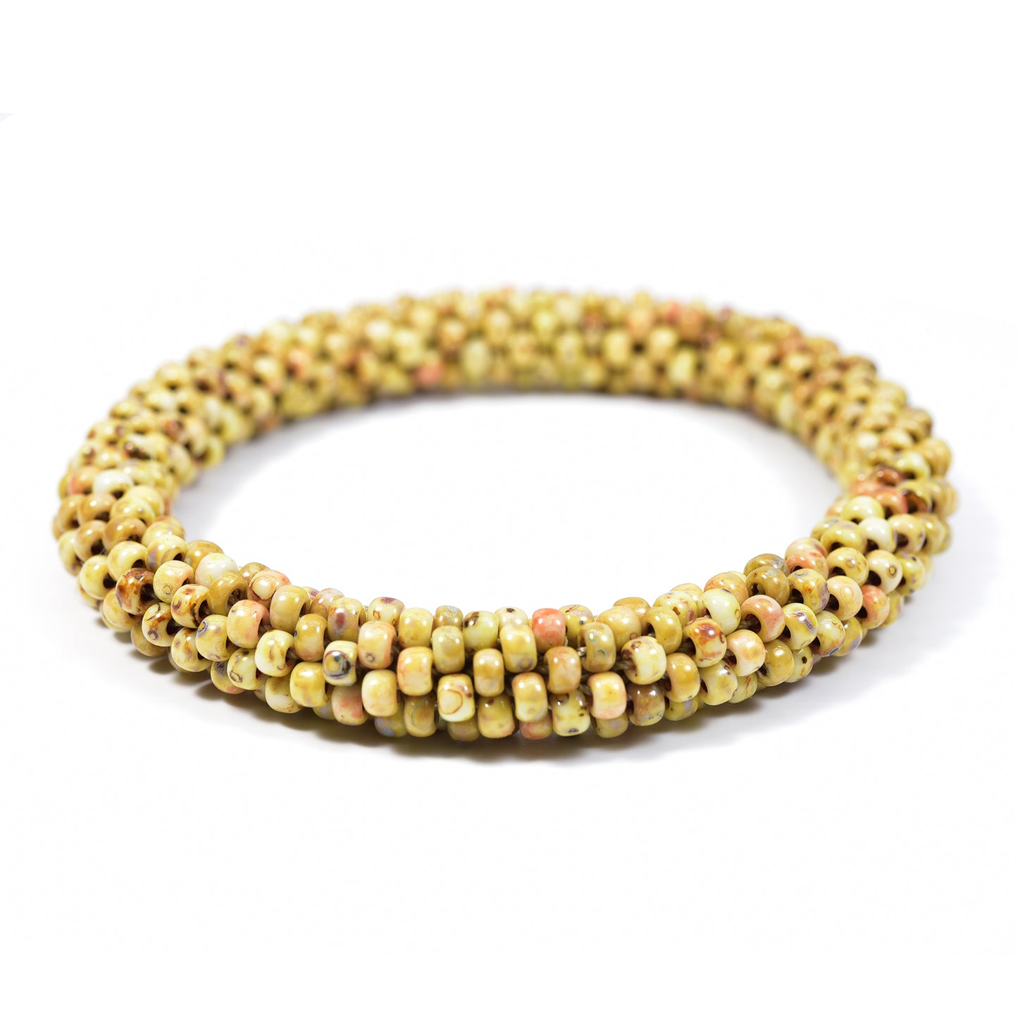 Plain Crocheted Bangle in Picasso Colors