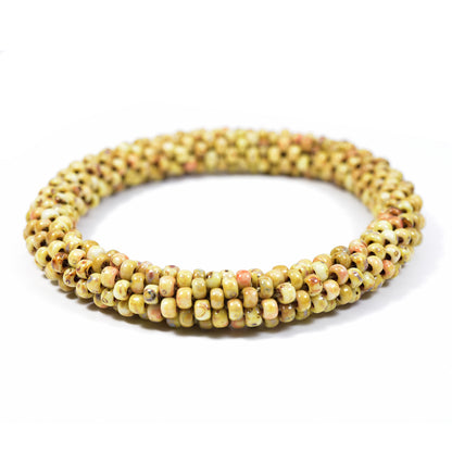 Plain Crocheted Bangle in Picasso Colors