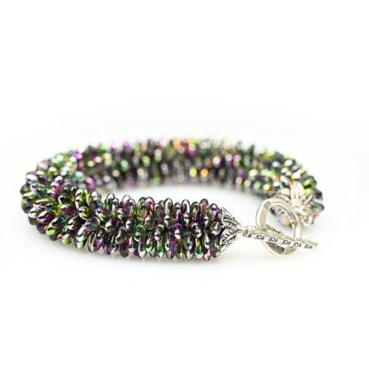 Crocheted Daggers Bracelet