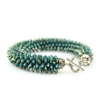 Crocheted Daggers Bracelet