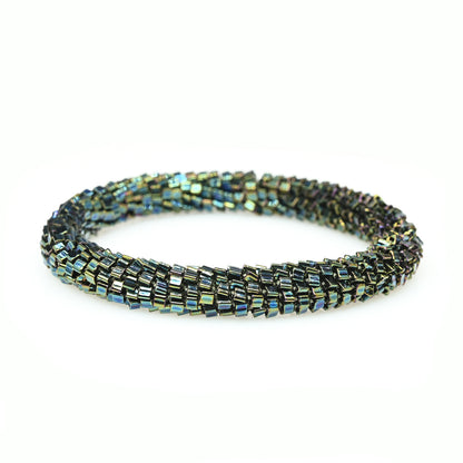 Crocheted Triangles Bracelet