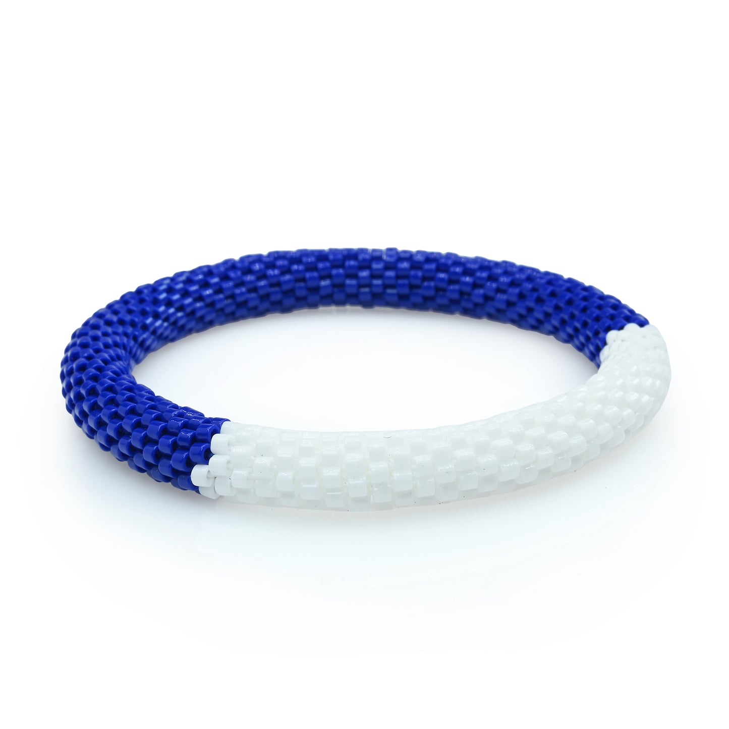 Two Tone Crocheted Bangle