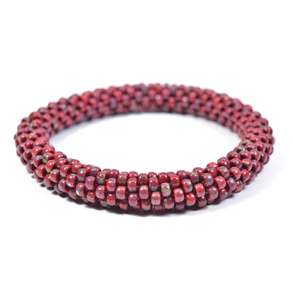 Plain Crocheted Bangle in Picasso Colors