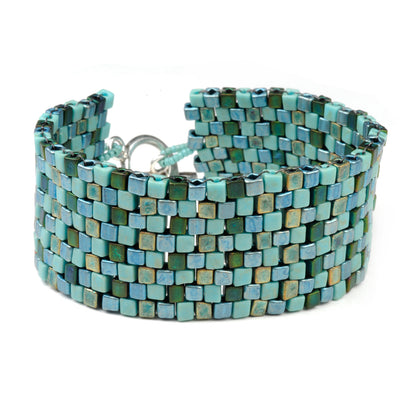 Peyote Cube Bracelet
