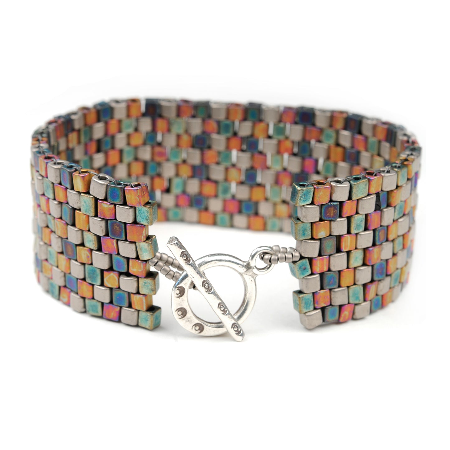 Peyote Cube Bracelet