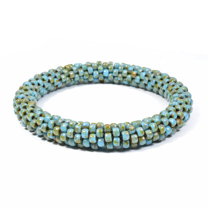 Plain Crocheted Bangle in Picasso Colors