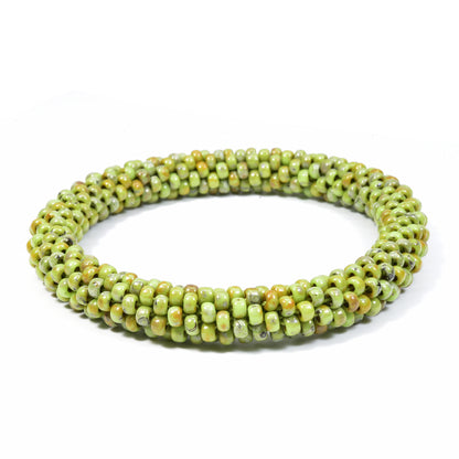 Plain Crocheted Bangle in Picasso Colors