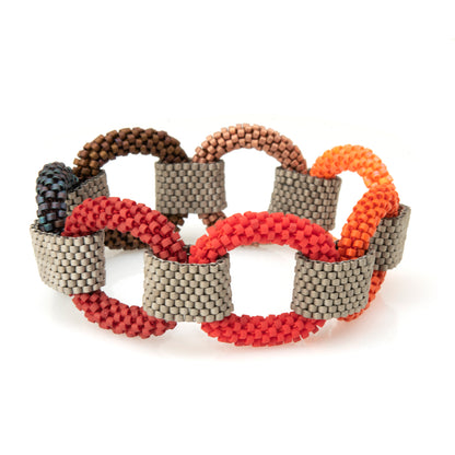 Crocheted Circles Bracelet