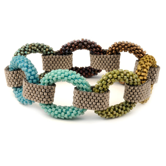 Crocheted Circles Bracelet