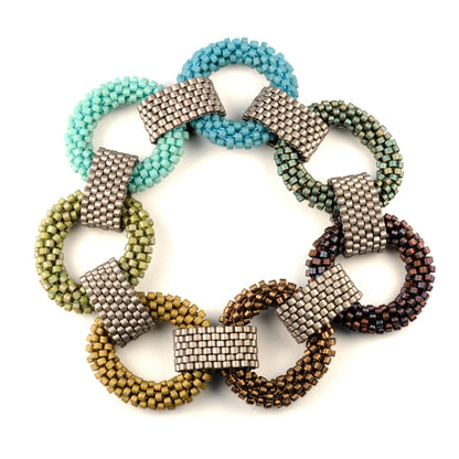 Crocheted Circles Bracelet