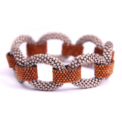 Crocheted Circles Bracelet