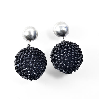 Large Dot and Ball Earrings