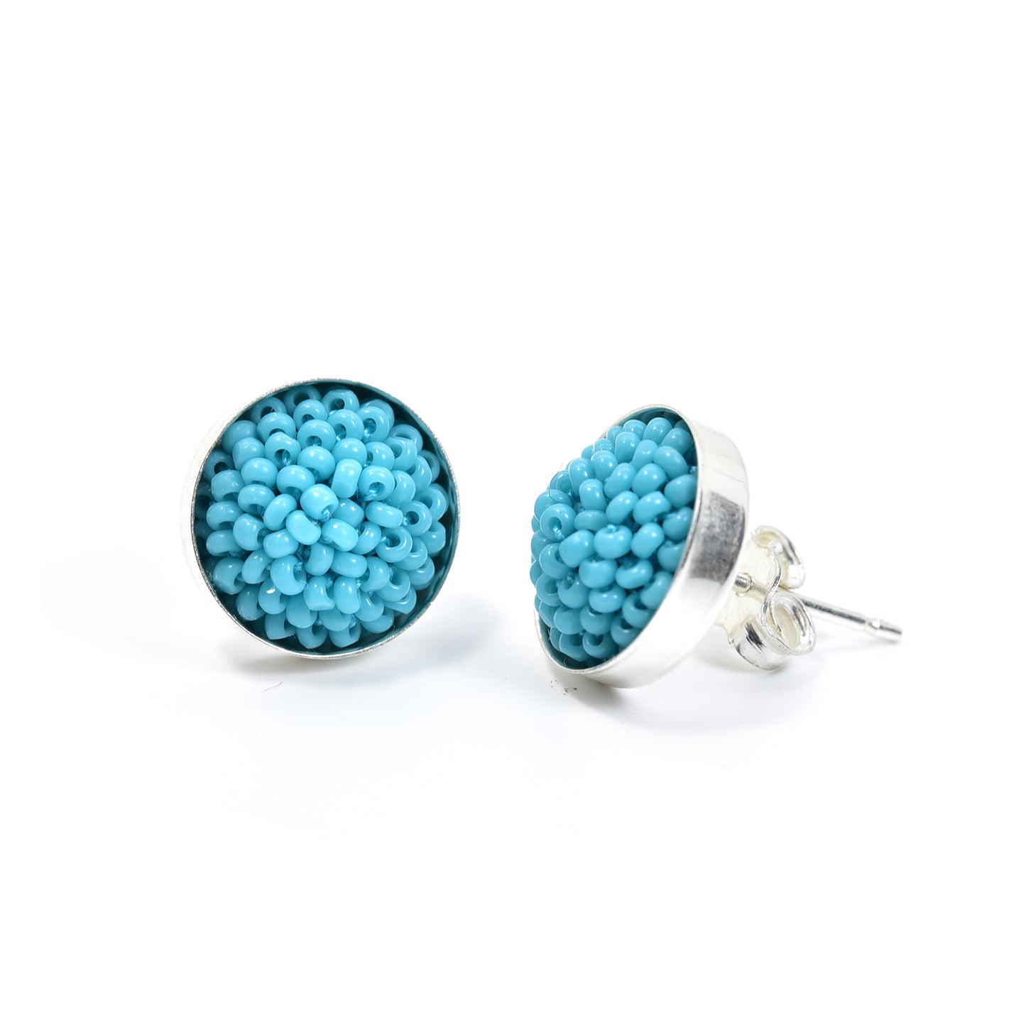 Crocheted Post Earrings