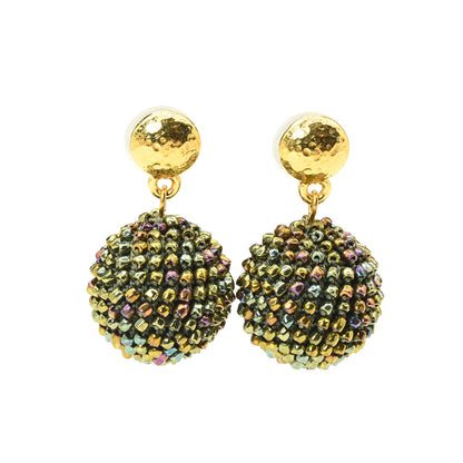 Large Dot and Ball Earrings