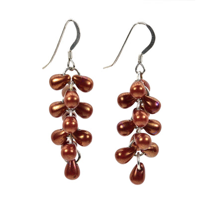 Drop Cluster Earrings