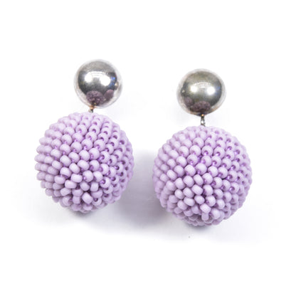 Large Dot and Ball Earrings