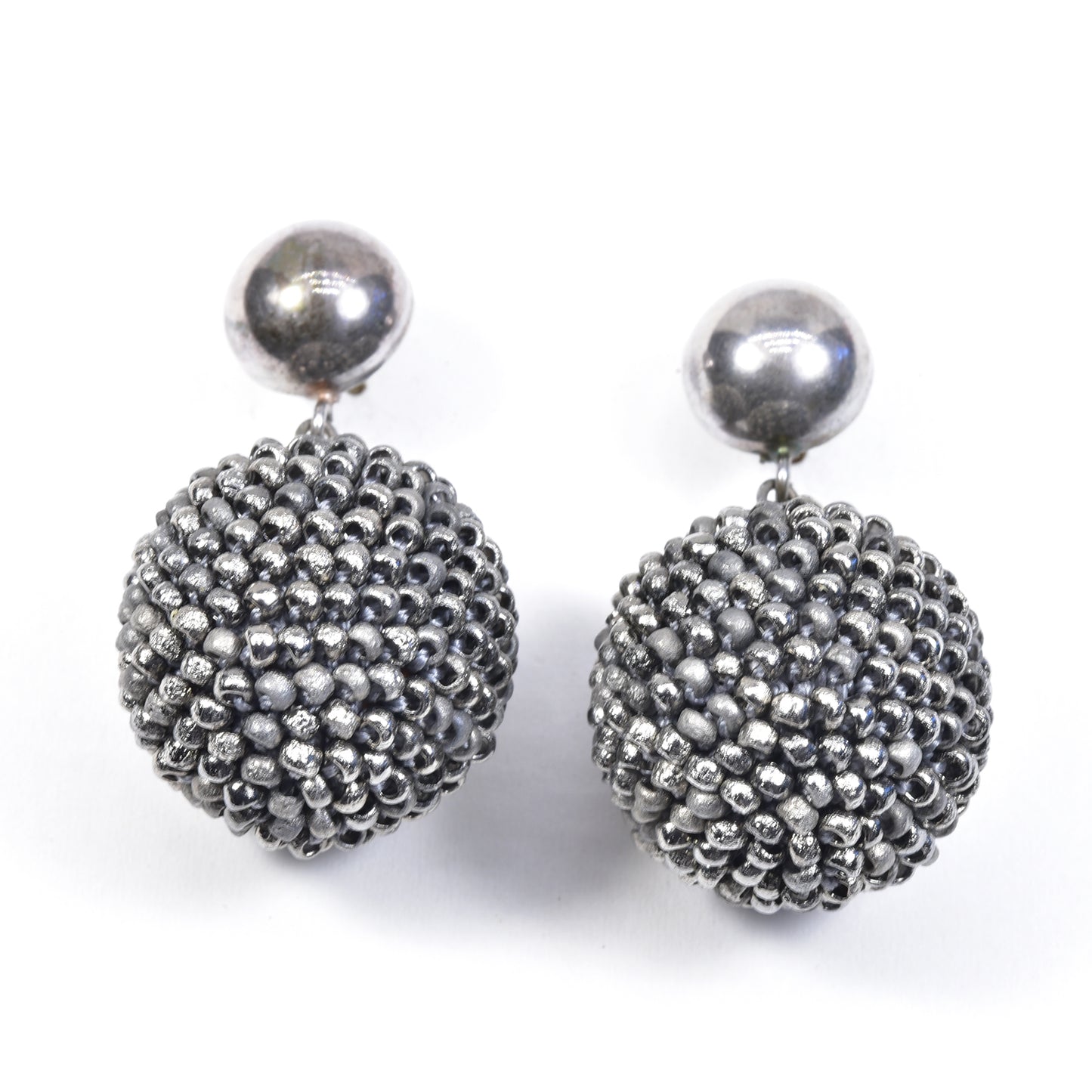Large Dot and Ball Earrings