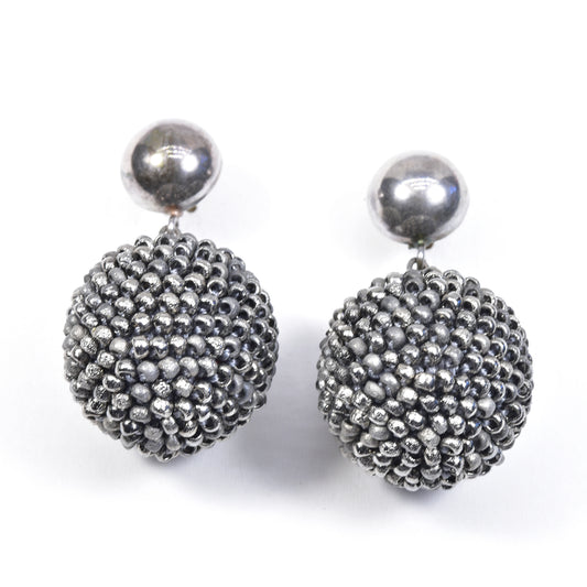 Large Dot and Ball Earrings