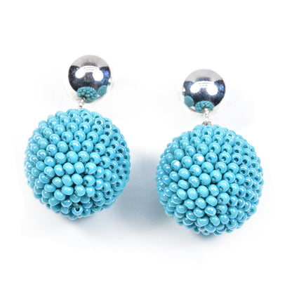 Large Dot and Ball Earrings